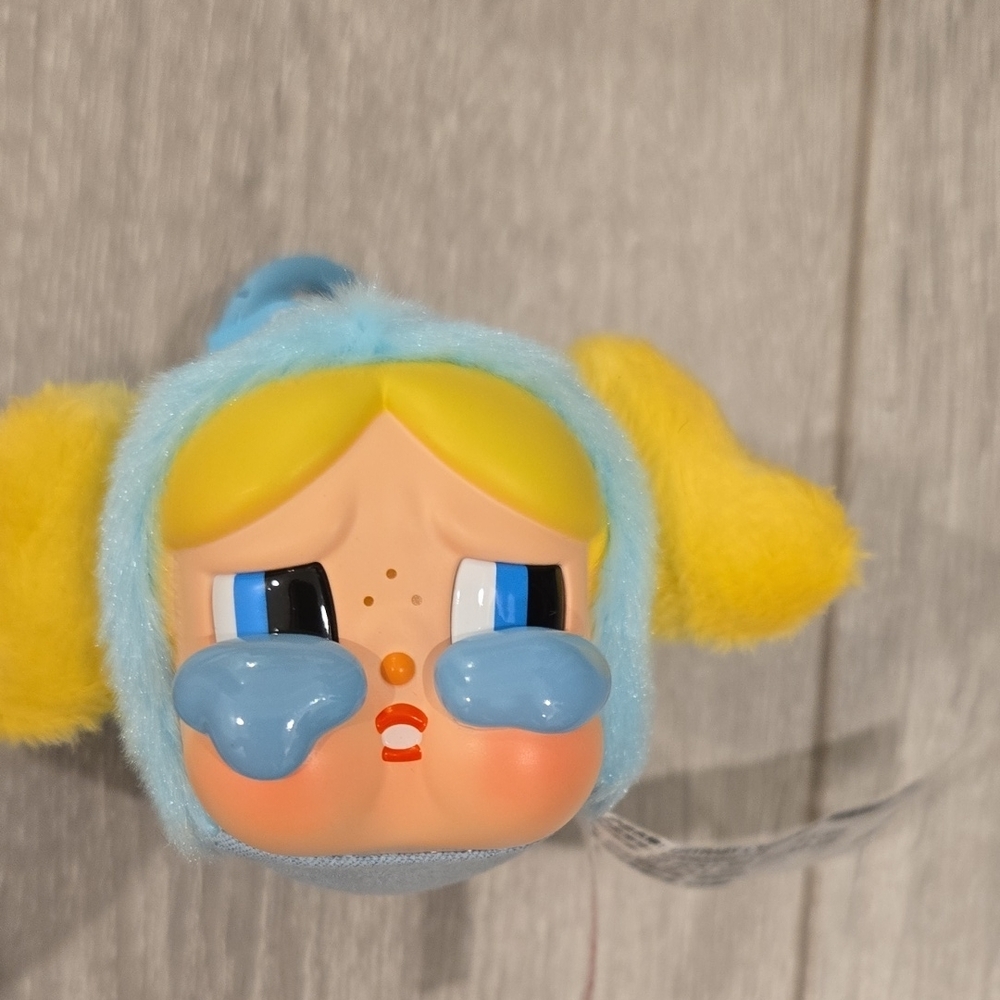 Cry Baby Light Blue and Yellow Stuffed